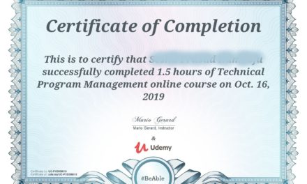 Technical Program Management Certification